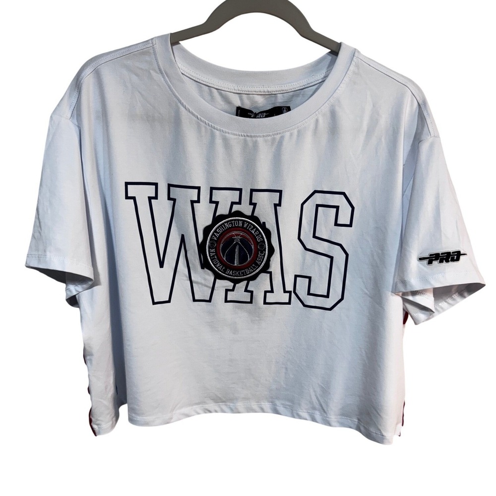 Pro Standard Washington Wizards NBA Crop Top Women's S White Basketball